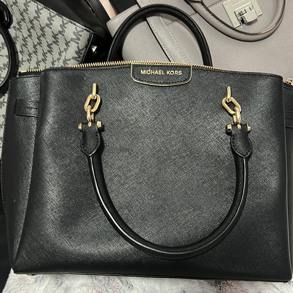 Michael Kors black crossbody bag